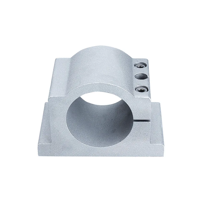 Engraving machine electric spindle fixture, cast aluminum80/100 fixed seat, advertising woodworking multi-head engraving machine