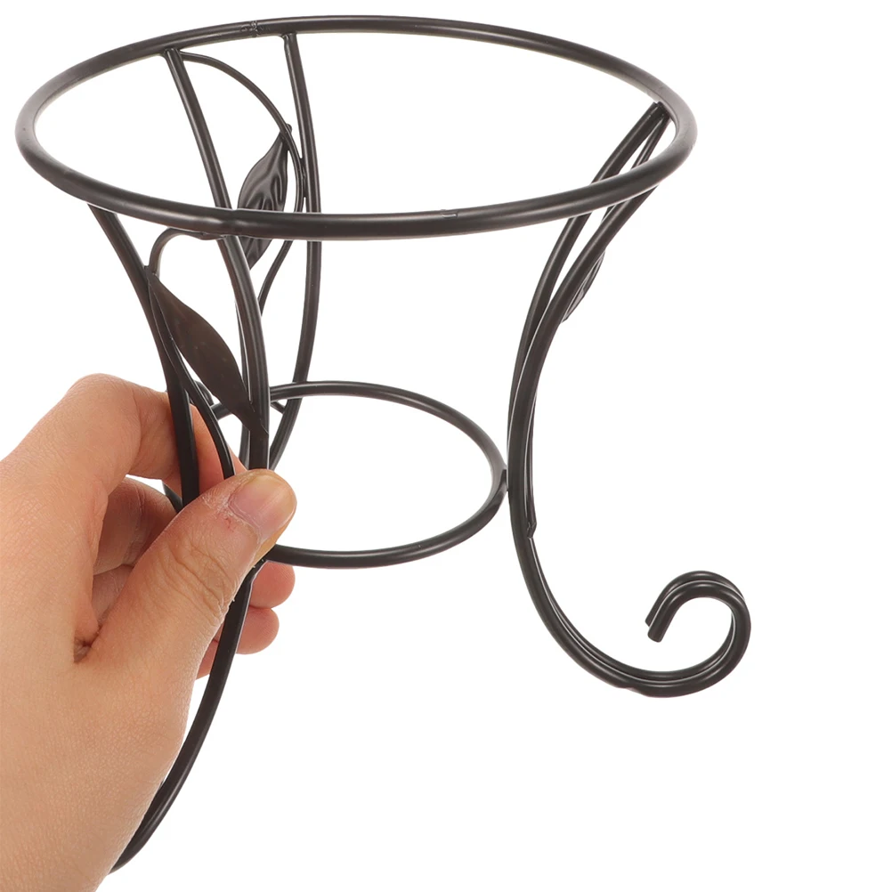 

Decorative Ball Base Stand Support Outdoor Black Wrought Display Holder