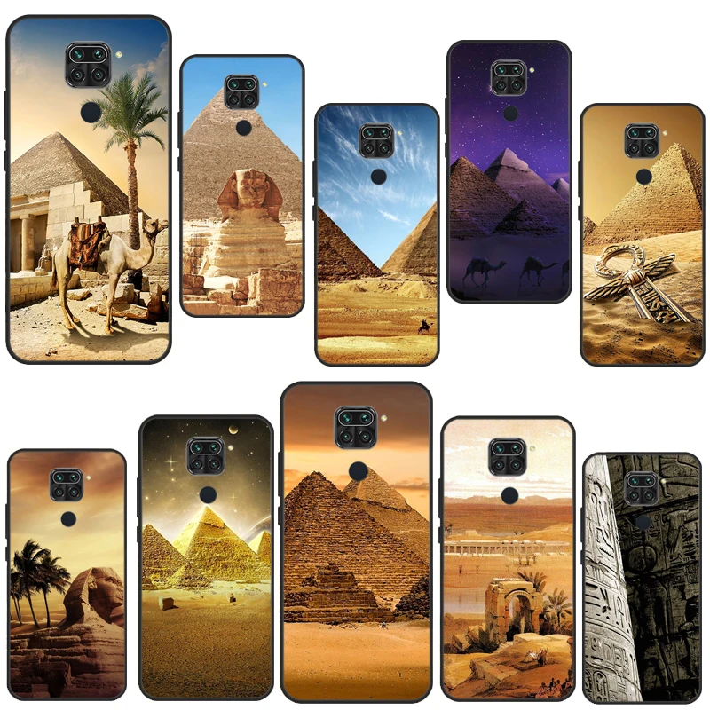 Ancient Egyptian Case For Xiaomi Redmi Note 11 10 9 8 12 Pro Plus 12S 11S 10S Cover For Redmi 12C 10C 10A 9C