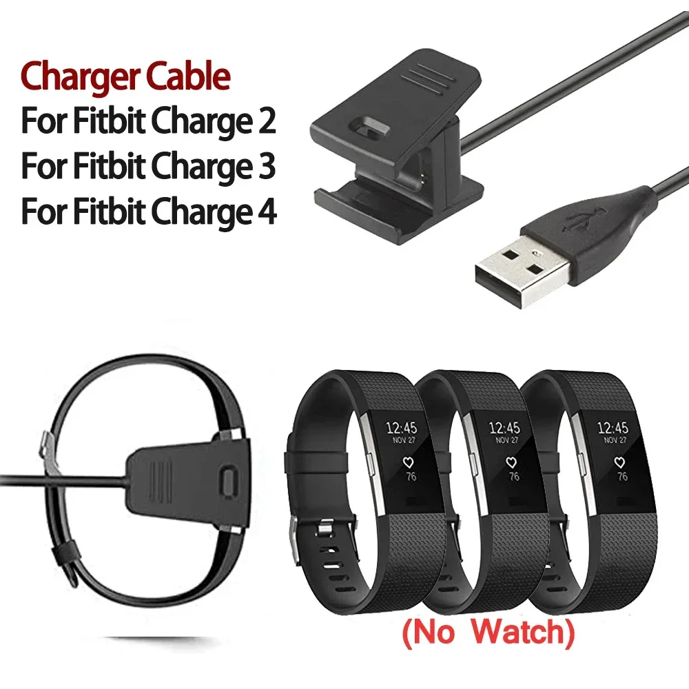 

Replacement USB Charger Cord For Fitbit Charge 2 Charger Cable For Fitbit Charge 3 4 Smart Watch Dock Adapter Charging
