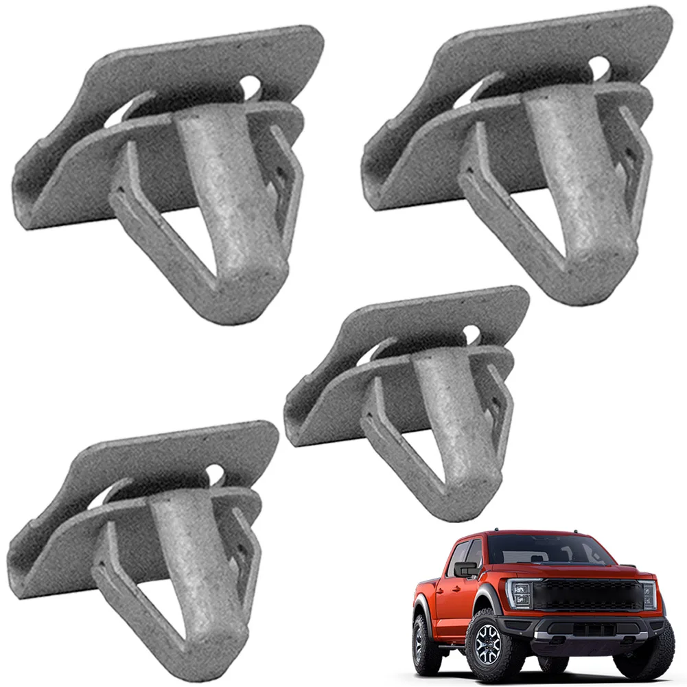 4 Pcs Front Skid Plate Oil Filter Access Panel Door Clip W715288-S439 Front Skid Plate Clips Fit for Ford F150 2011-2020