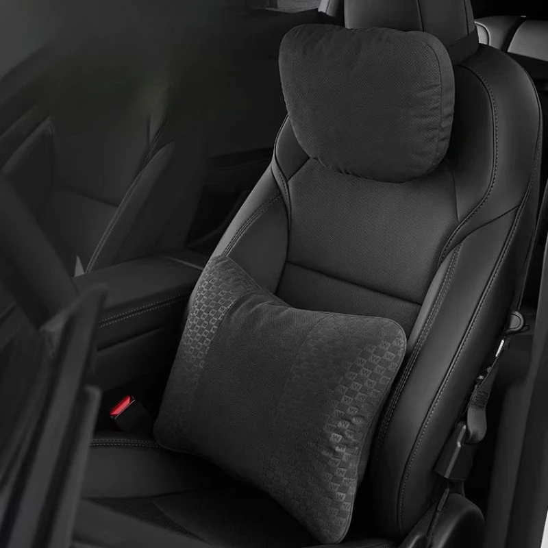 

Для Tesla Model 3/Y/YL: Подголовник и поясничная опора для автомобиля, аксессуары для салона, элементы обвеса, интерьерные аксессуары