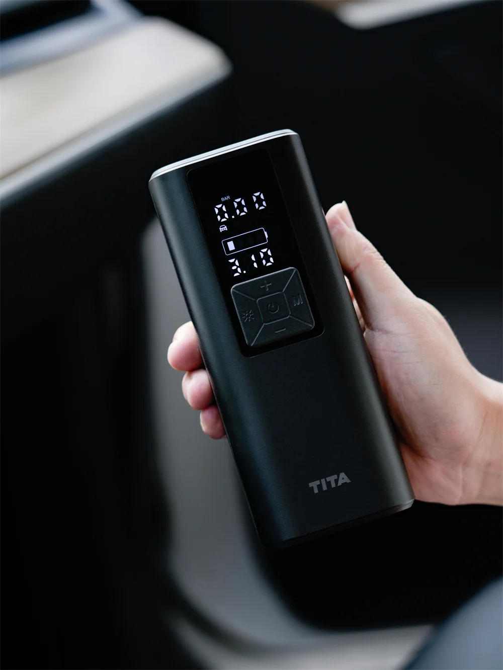 Pompa ad aria intelligente Pompa a sfera elettrica portatile con gonfiaggio rapido a sfera con manometro accurato e display LCD digitale