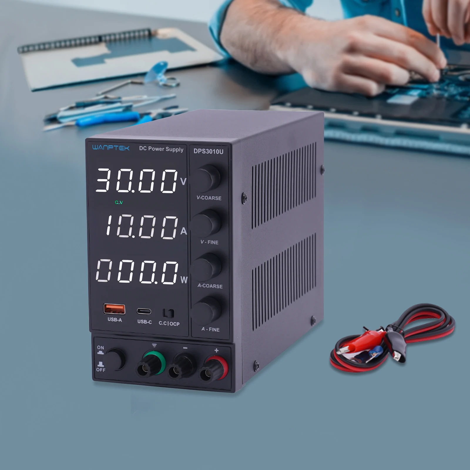 300 واط قابل للتعديل تيار مستمر امدادات الطاقة DPS3010U تيار مستمر موفر طاقة تنظيمي 0-30 فولت 0-10A