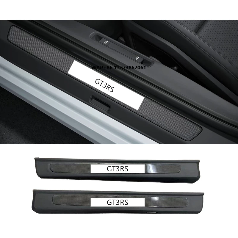 

LED Illuminated Carbon Fiber Upgrade Kit New Condition Performance Parts with Welcome Threshold Strip for PAG 718 & 911