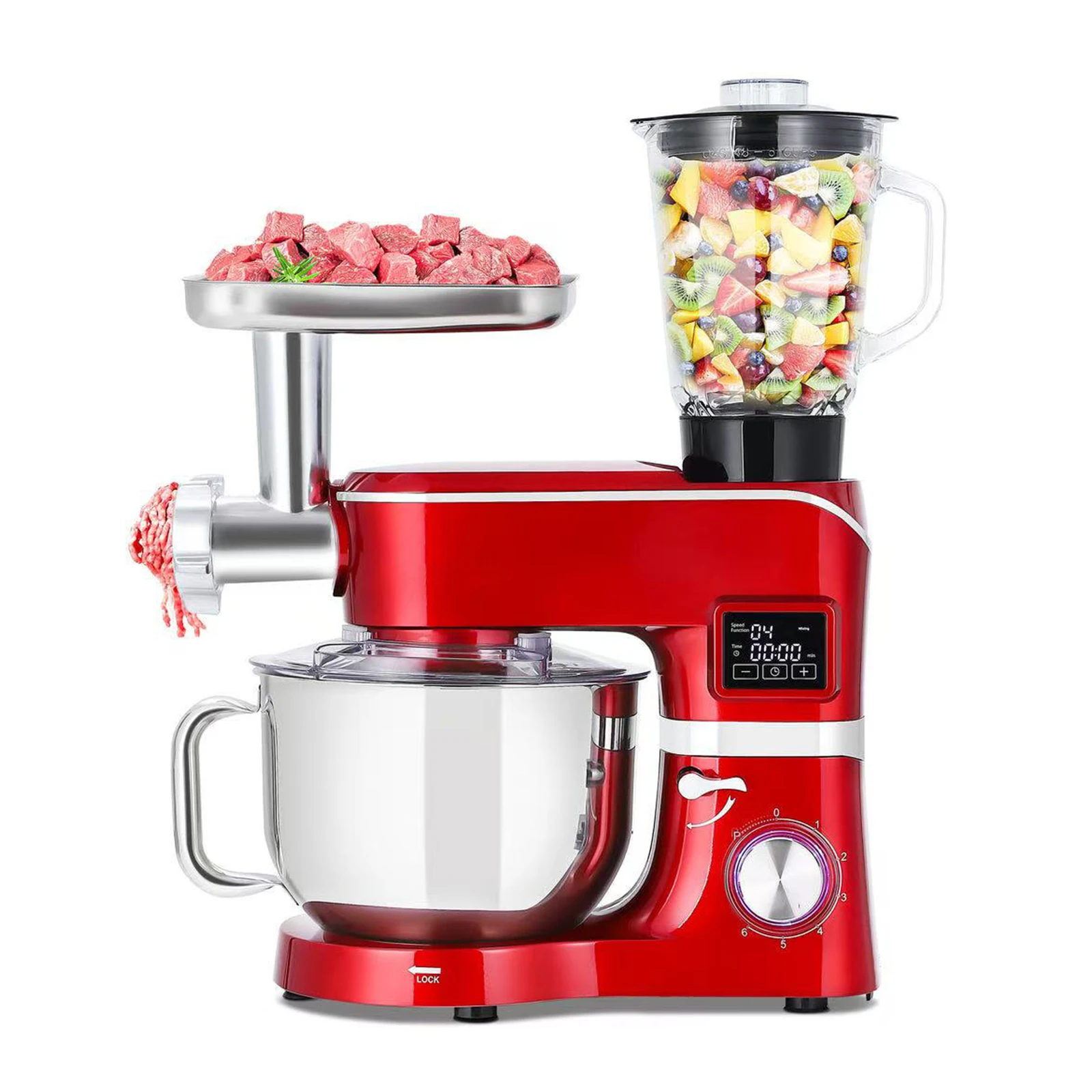 Red household blender, the best family companion