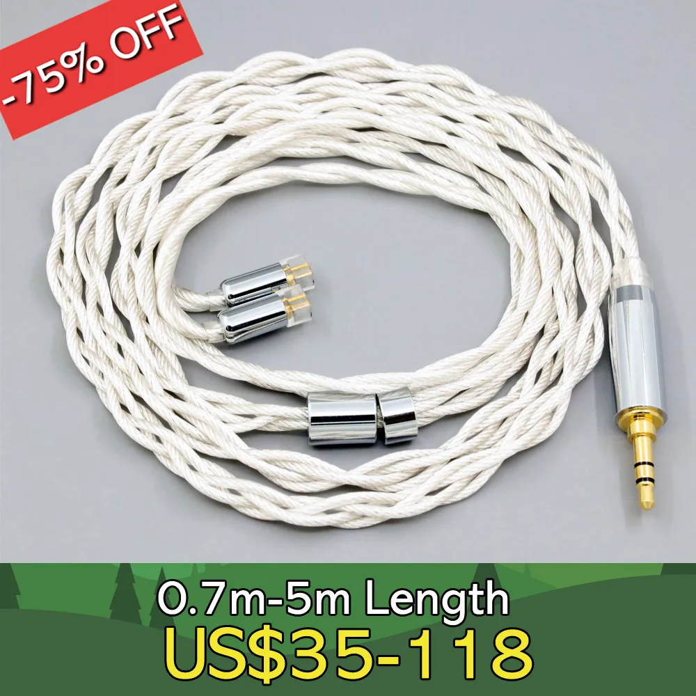 Graphene 7N OCC Silver Plated Type2 Earphone Cable For UE11 UE18 pro QDC Gemini Gemini-S Anole V3-C V3-S V6-C LN008125