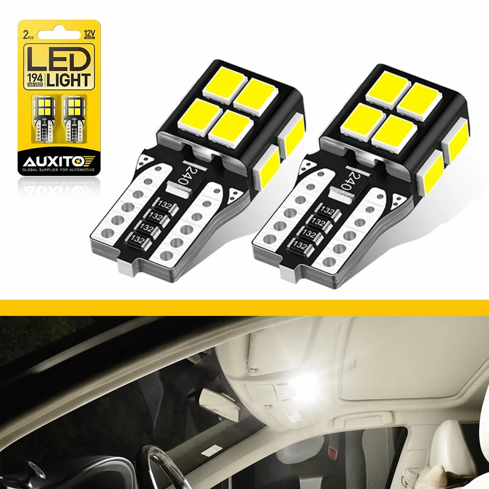 

2 шт. Canbus T10 W5W светодиодный внутренний светильник автомобиля для VW Polo Golf Ford Focus Audi A3 Mercedes W639 Kia Optima BMW E60 E90 Mazda 3 6