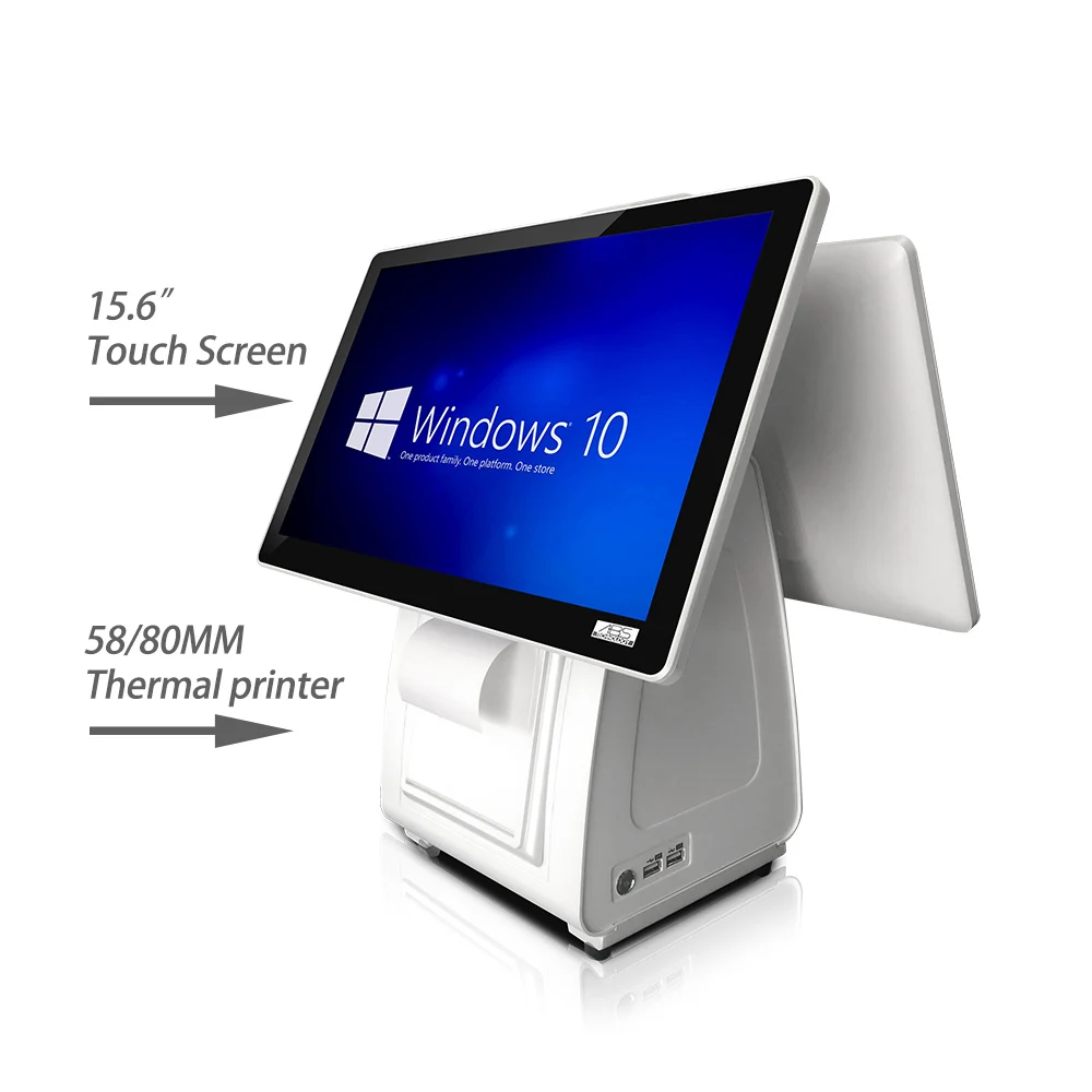 ATV&UTVABS POS System IntelJ1900 CPU 1920x1080 DPI Resolution Capacitive Touch Screen Bluetooth5.2/WiFi6 1-Year Warranty Windows
