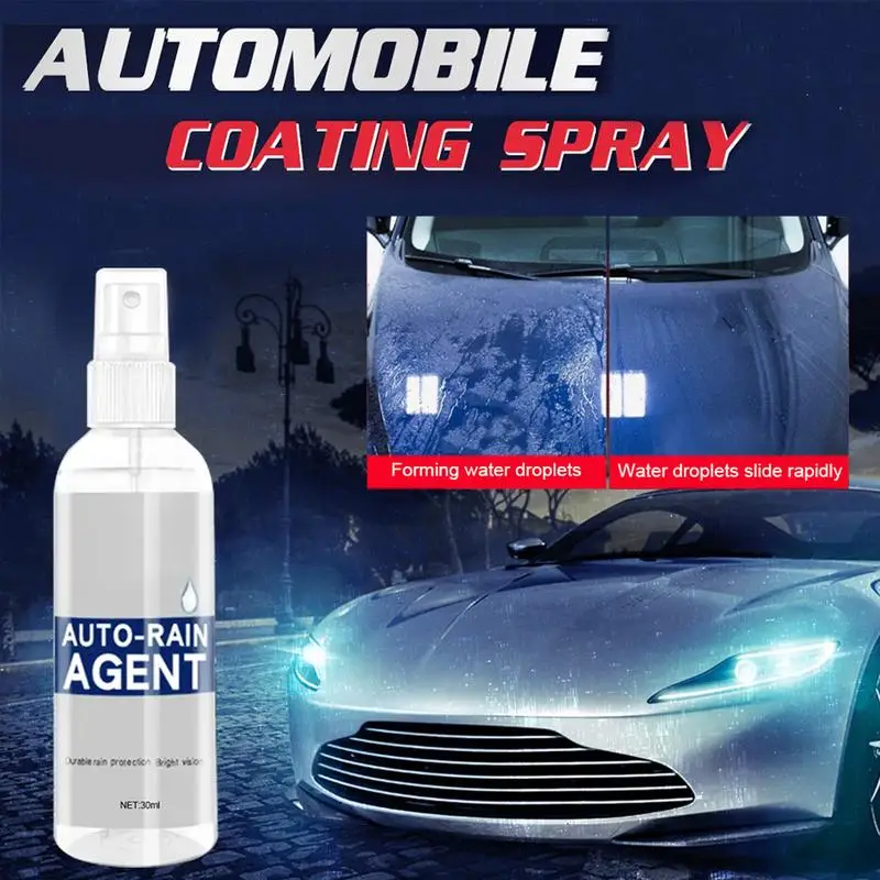 Car Glass Flim Coating Agent Waterproof Rainproof Anti Fog Spray Agent For Auto Windscreen Home Glass Window Universaal Supplies