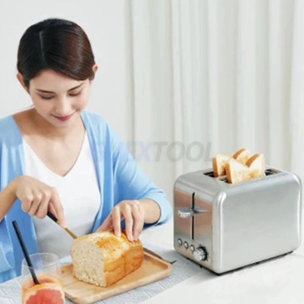 Toast  electric toaster household automatic breakfast machine heating bread machine adjustable temperature