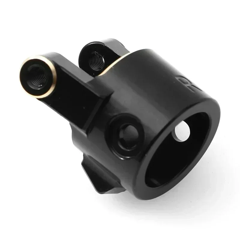 Revestimento preto de bronze dianteiro c hub transportadora c-hub bloco de rodízio para axial scx10 pro 1/10 rc rastreador carro atualização peças acessórios
