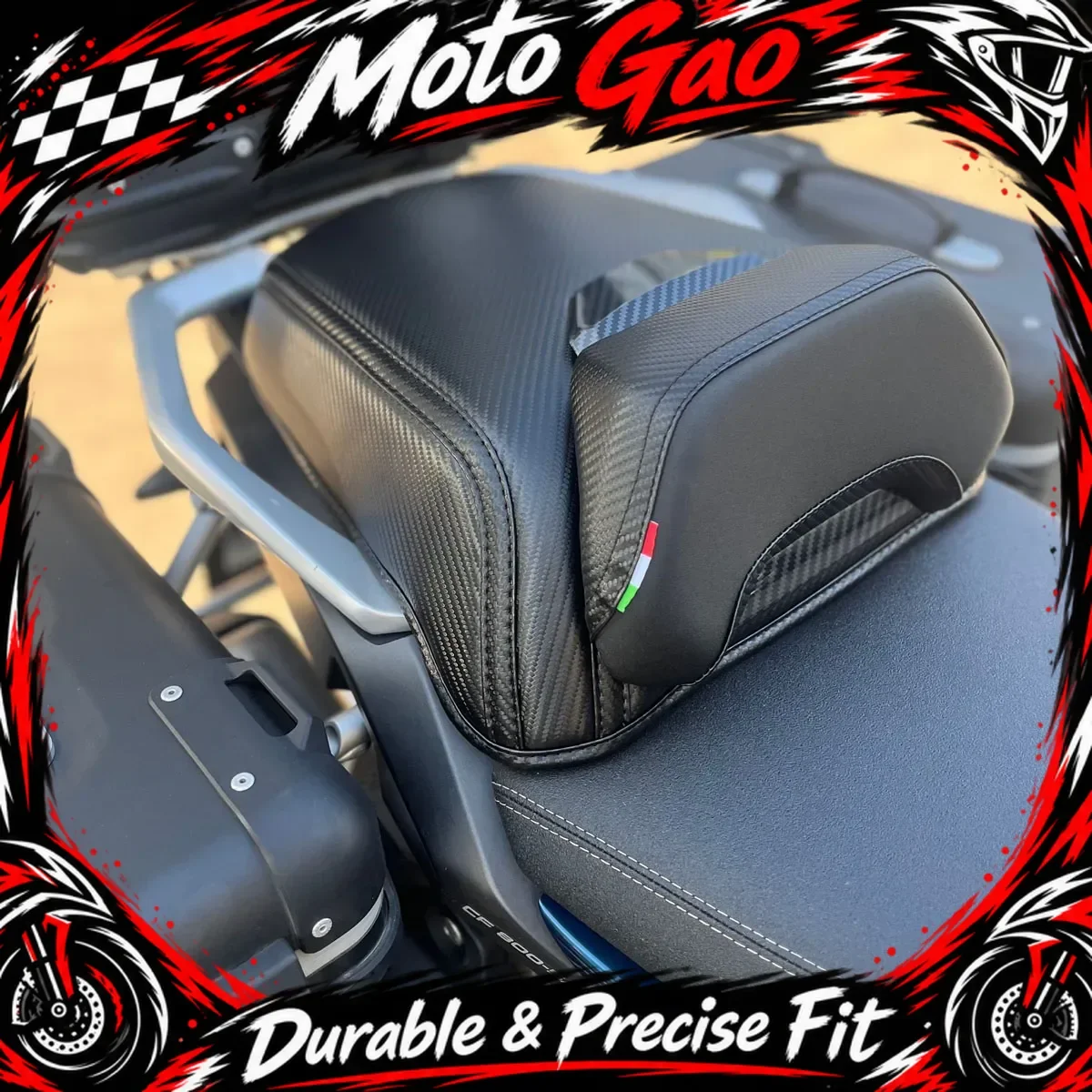 Fit For Benelli TRK552 502X BMW R1250GS Voge 552 525DSX 625X DS625X lumbar support passenger seat cover backrest rear seat cover