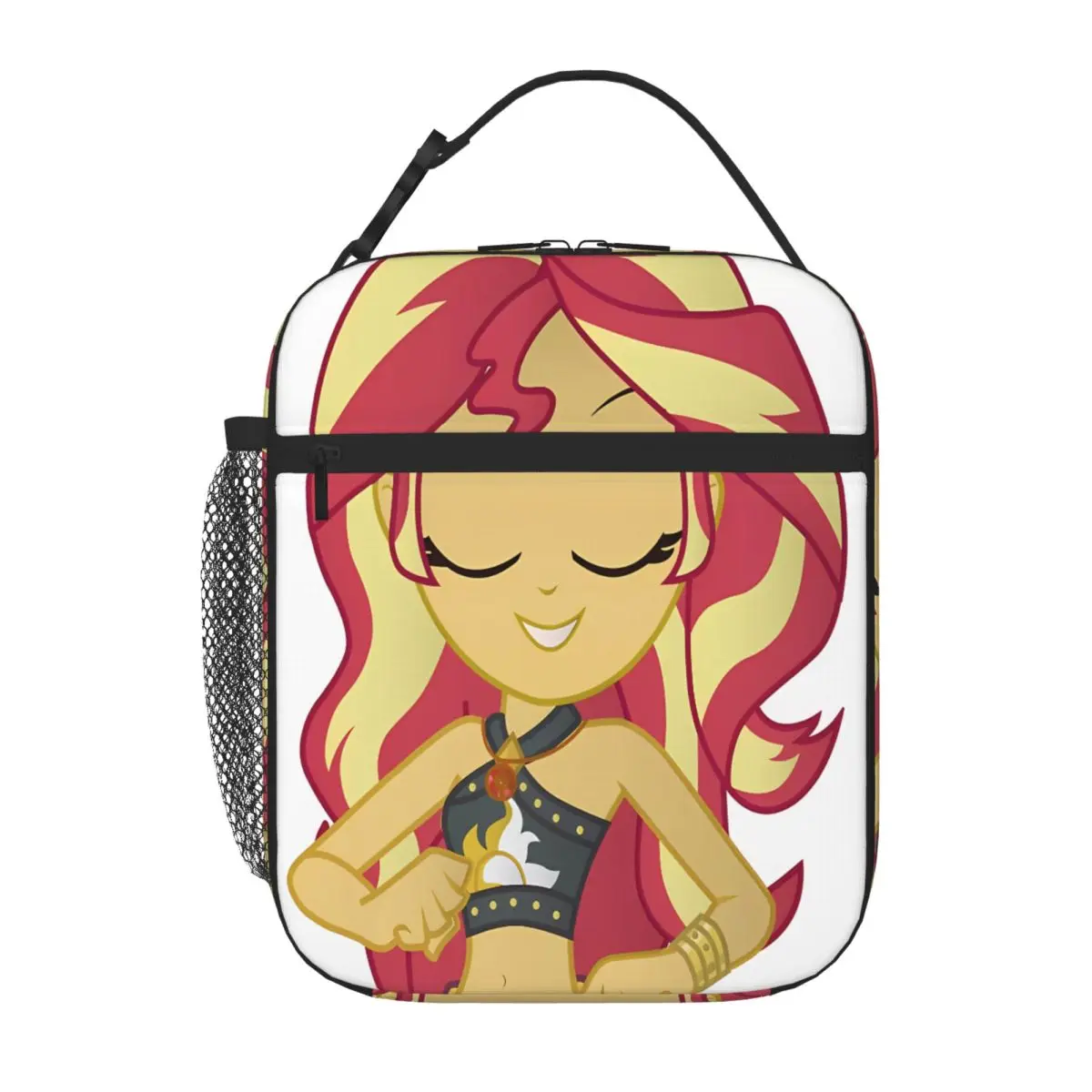 Bestselling Sunset Shimmer Sea Happy Equestria Girls Beach Earthy Tone Insulated Lunch Pouch Staff Lunch Travel Lunch Bag