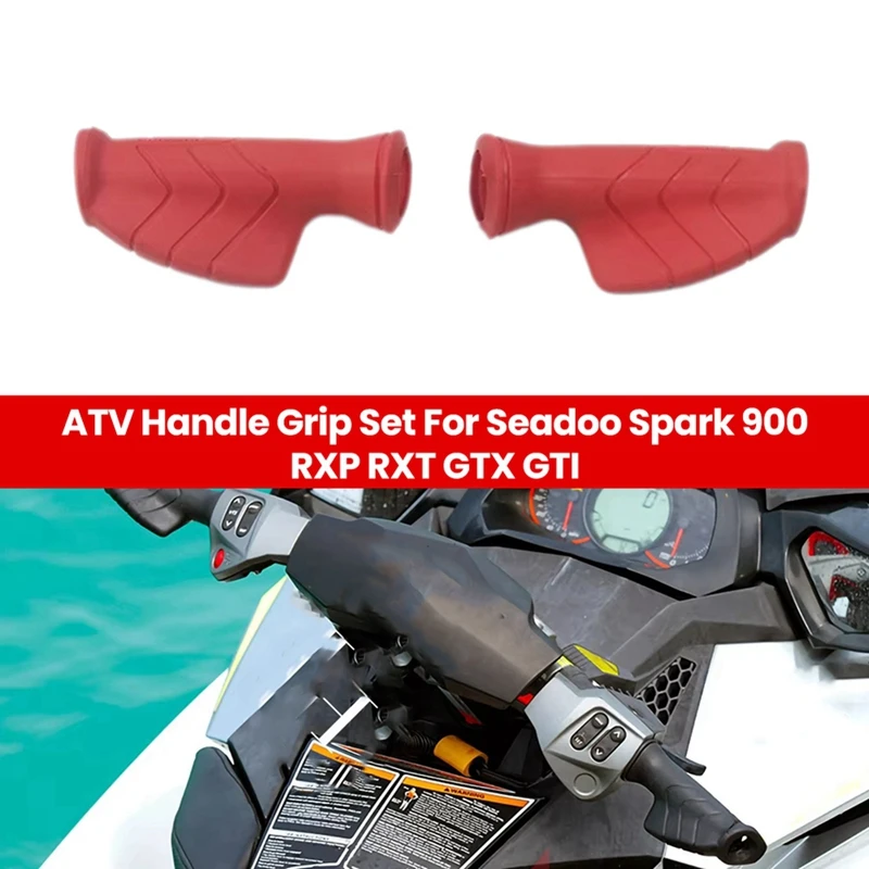 ATV Handle Grip Set Left & Right Side For BRP Seadoo Spark 900 RXP RXT GTX GTI GTS GTR 277001946 277001958