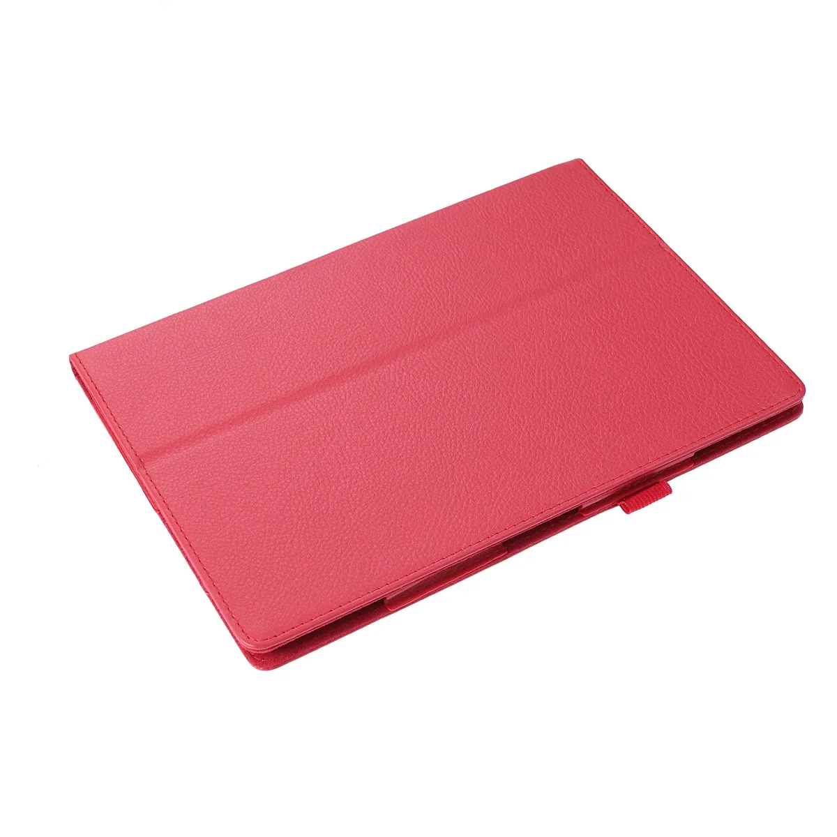 

Litchi Texture Tablet PC Case Full Coverage Protective Cover with Holder for Tab 4 10 Plus -X704F/N (Red)