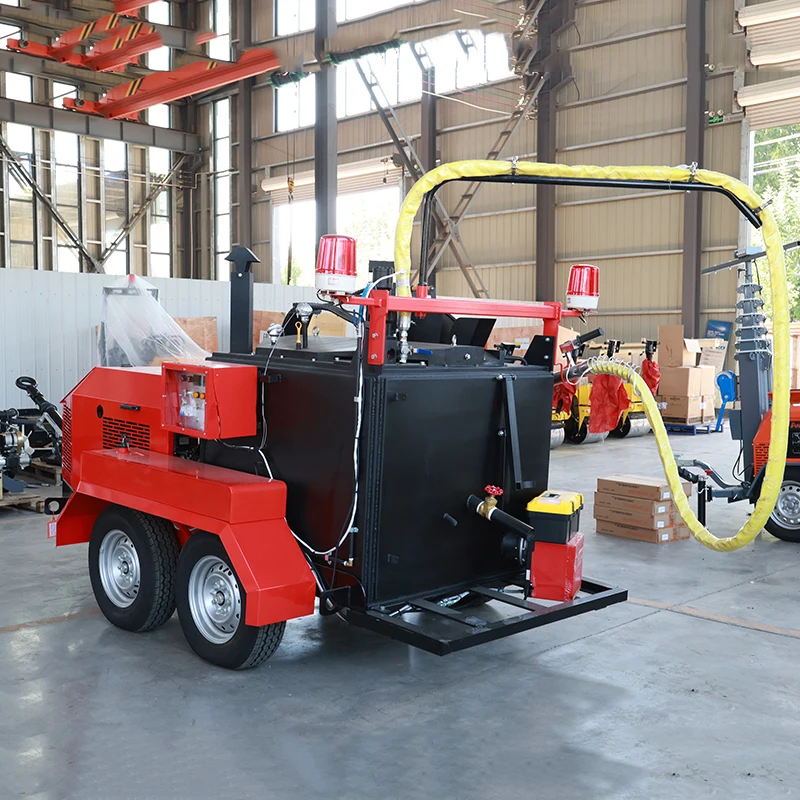 Road Crack Sealing Machine - Asfaltstraatwerk scheurverzegelingsmachine 18,4 kW diesel verwarmde