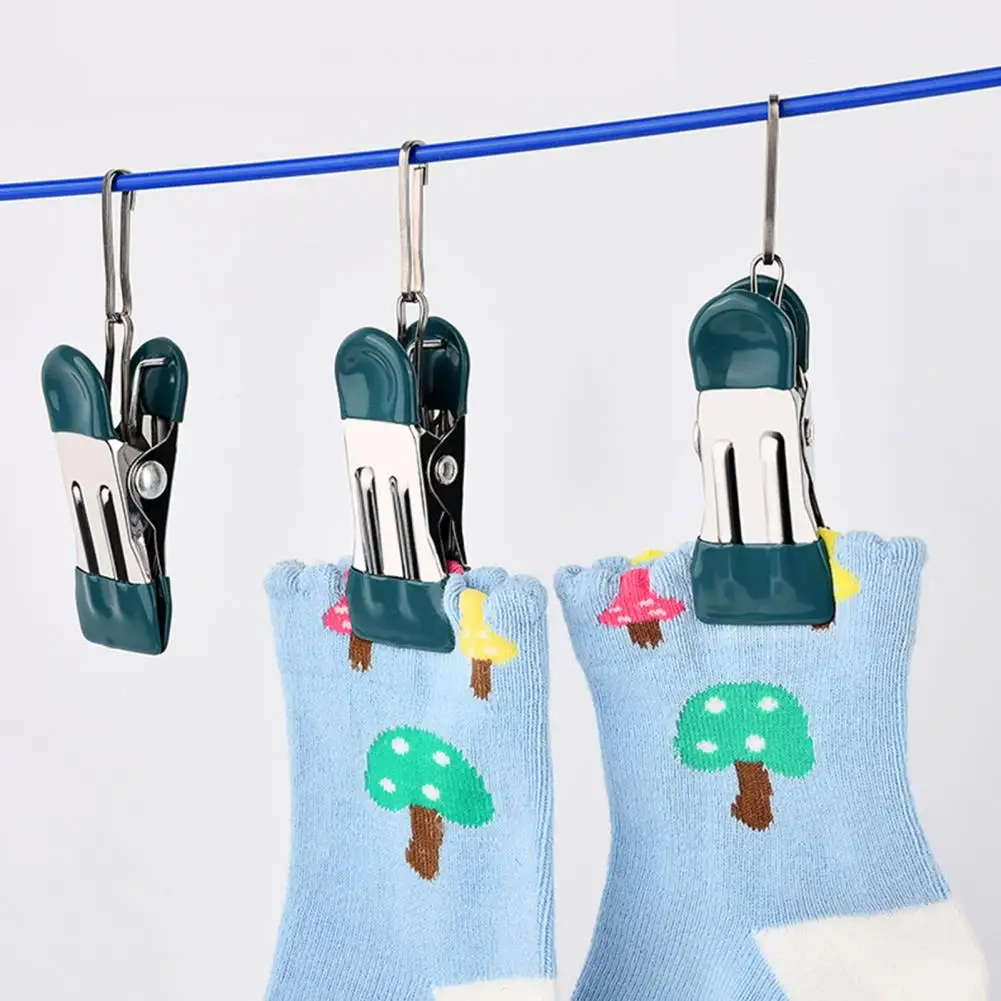 

30 шт. сверхмощные шпильки для одежды, защита от пятен, противоскользящий дизайн, металлические зажимы для фотографий, сушилка для белья, шпильки для белья