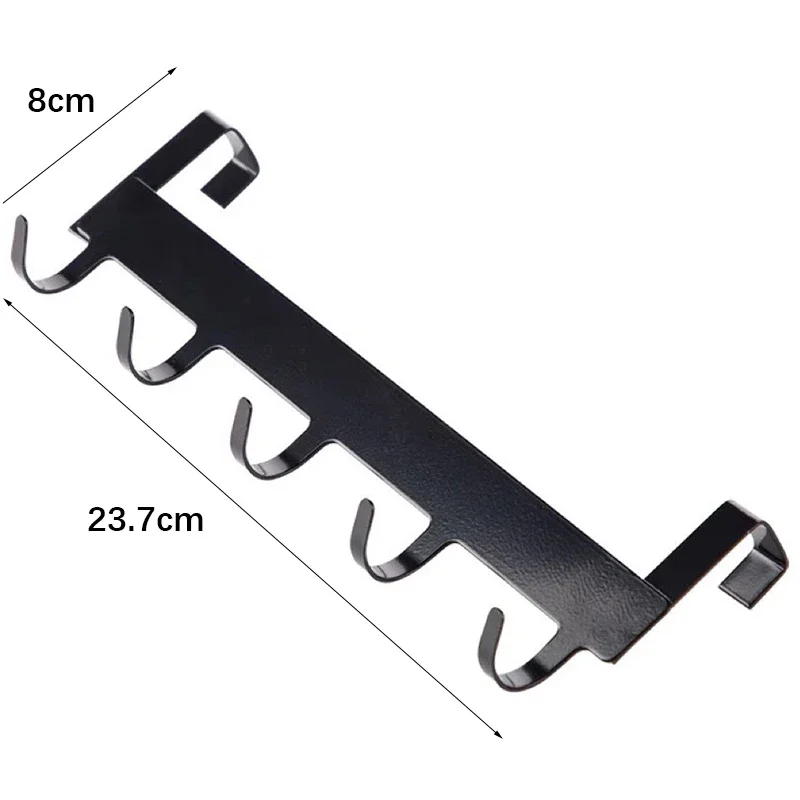 Dormitory Clothes Hanging Rack Wardrobe Door Hook Bedside Storage Shelf Row Hanger Organizer Cabinet Bunk Dorm Accessories Wall