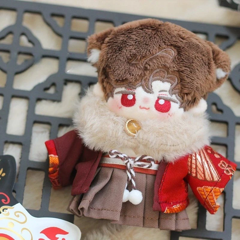 Autumn Banquet Series 10cm Cotton Doll Baby Dress Two-color Suit and Feather Weaving No Attribute Kawai Dress for Replacement
