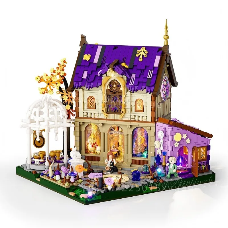 

Stargazing Cottage Assembly Building Blocks Vintage House Series Architectural Lighting Model Toys Large Collection Holiday Gift