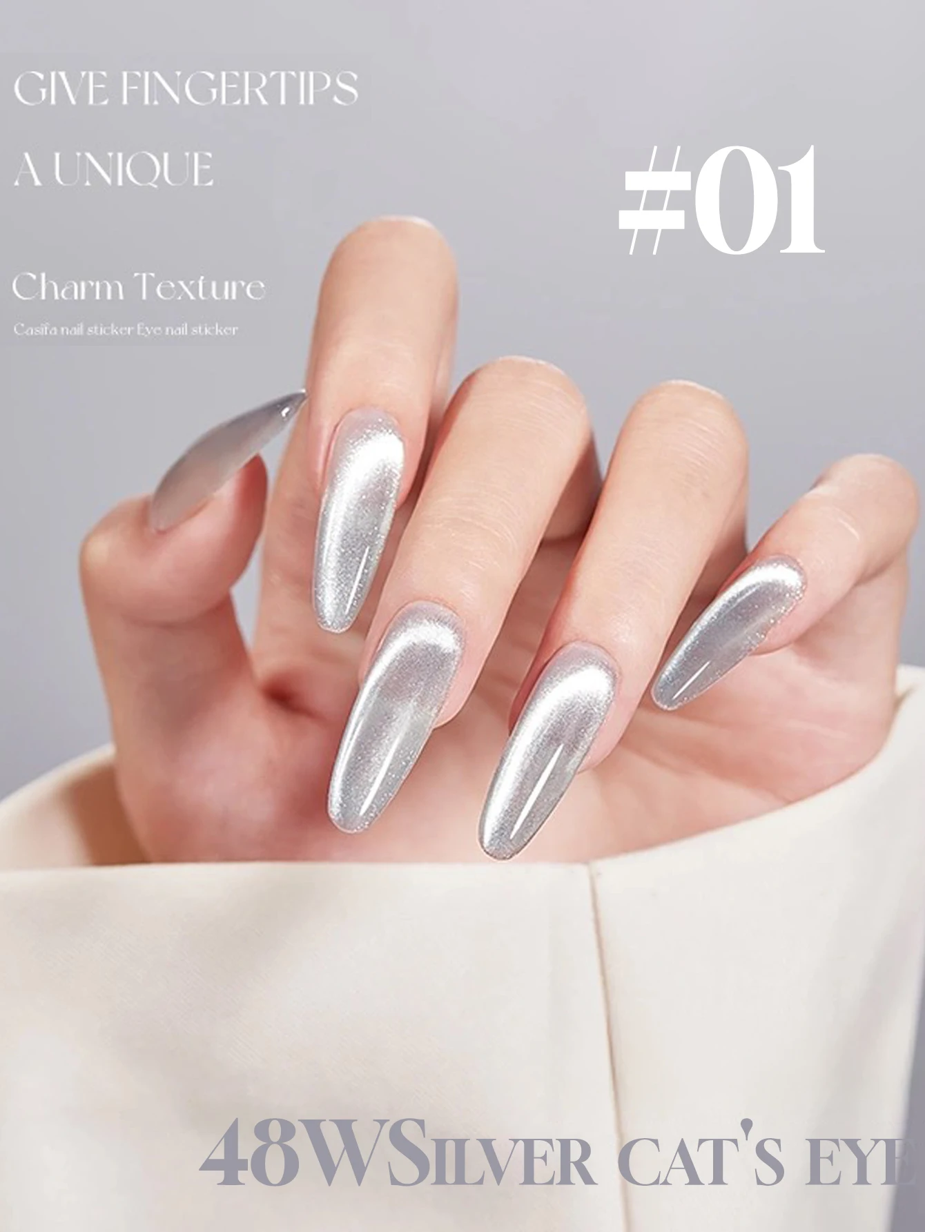 12ML 1개 가을 겨울 플래시 워터 라이트 화이트 캣아이 젤 네일 폴리쉬 화이트 네일 크리스마스 네일 UV 라이트 네일