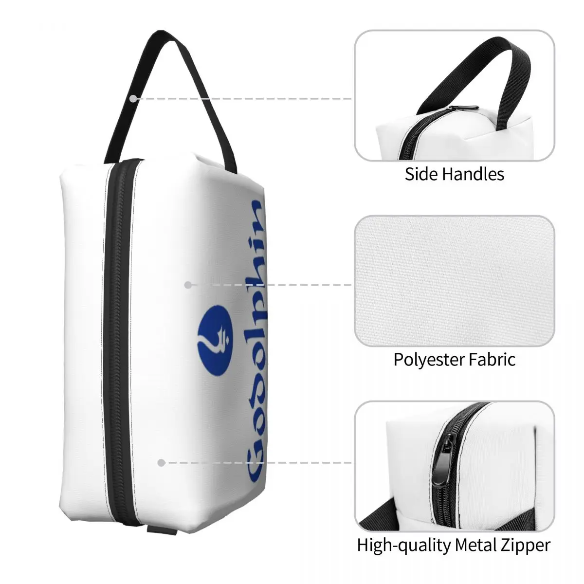 Godolphin レーシング メイクアップバッグ 化粧品オーガナイザー ストレージ Dopp キット トイレタリー化粧品バッグ 女性用 美容旅行鉛筆ケース