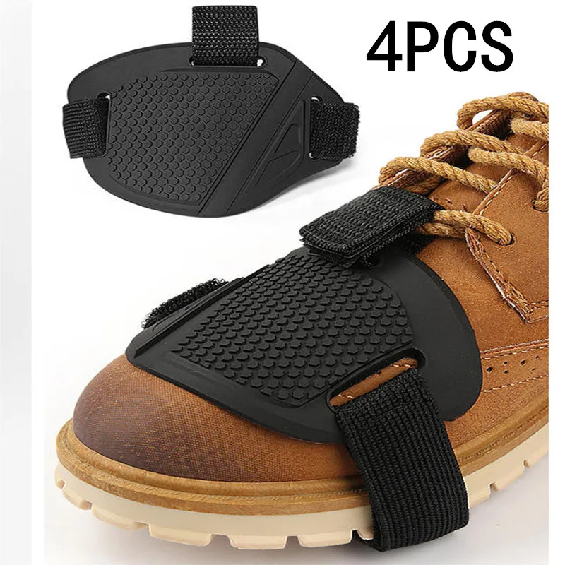 1/2/4PCS Rubber Motorcycle Shift Pad Motorbike Anti-Slip Gear Shoes Cover Motorcycle Moto Boots Shifter Guards Protector Pad