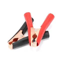 100A Car Battery Clamps Alligator Clips Red Black Electrical connection battery terminals wire test 90 *75mm Plug Power