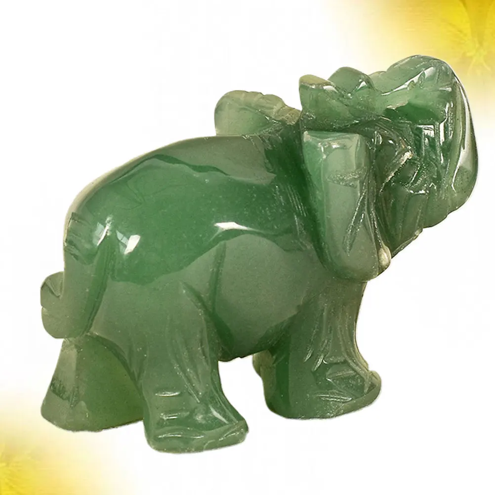 

Elephant Figurine Figurines Decor for Home Animal Ornament Decoration