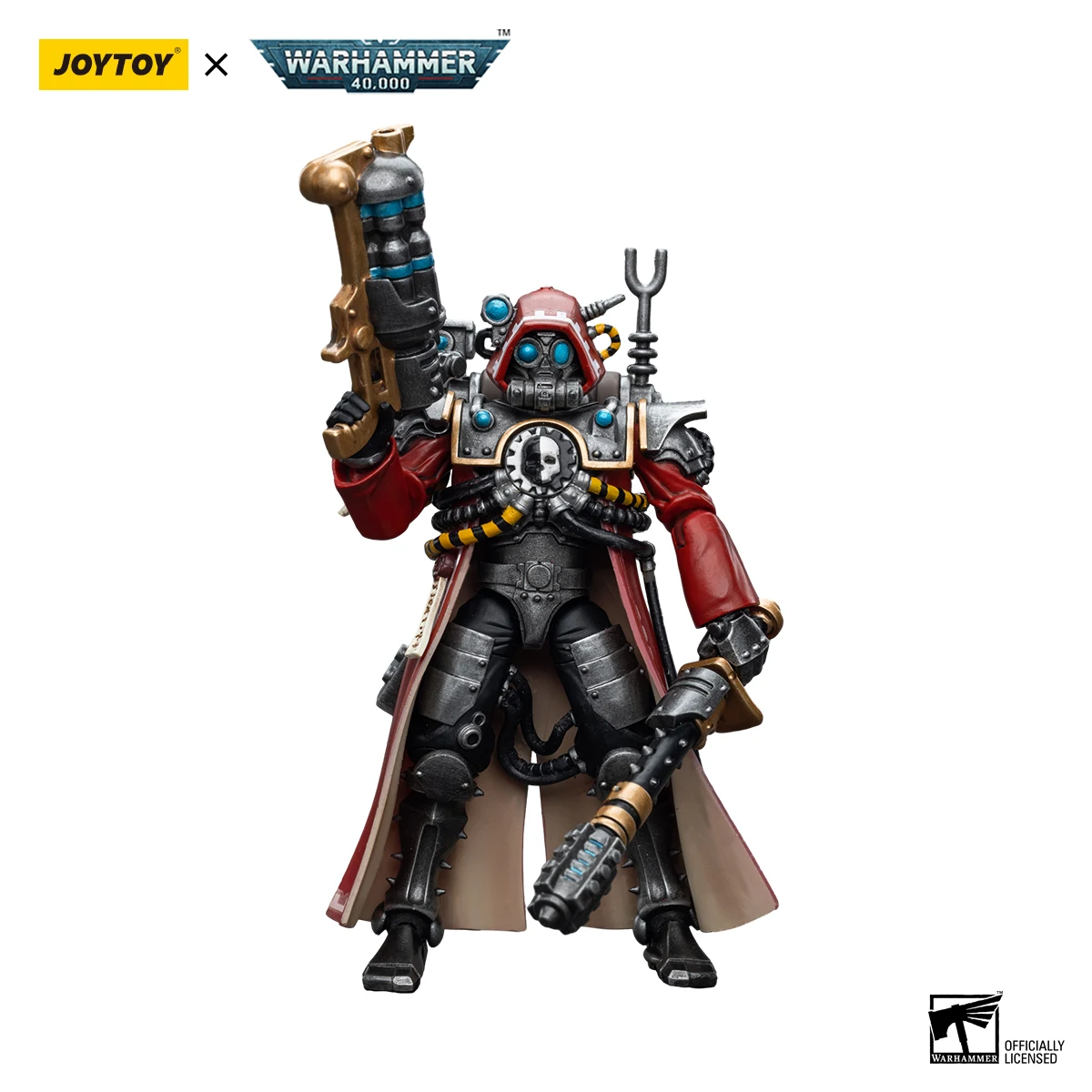 [สต็อก] JOYTOY Warhammer 40K 1/18 Action Figure Adeptus Mechanicus Skitarii Ranger Alpha อะนิเมะทหาร