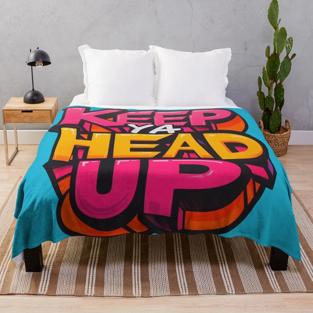 

Keep Ya Head Up Throw Blanket Extra Large Throw halloween Blankets