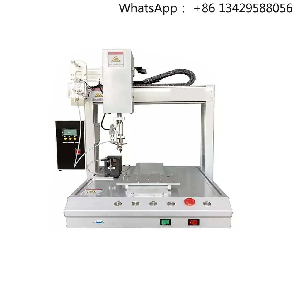 High Speed Automatic PCB Soldering Machine 4-axis Tin Soldering Robot Machine for Soldering Disinfection Lamp