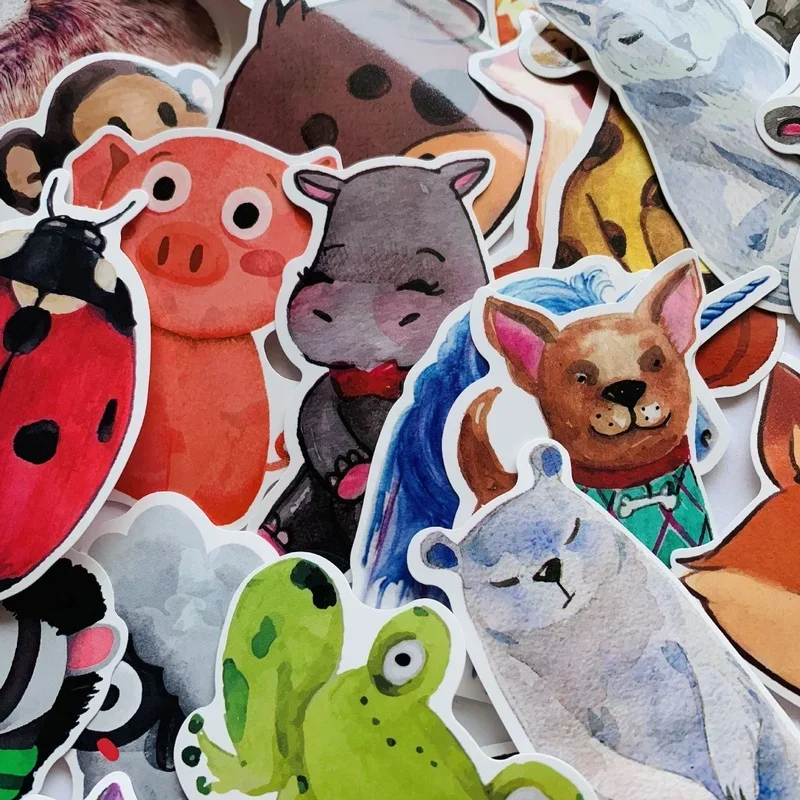 2Sets = 100Pcs Neue Aquarell Aufkleber Computer Auto Kühlschrank Wasserdichte Aufkleber