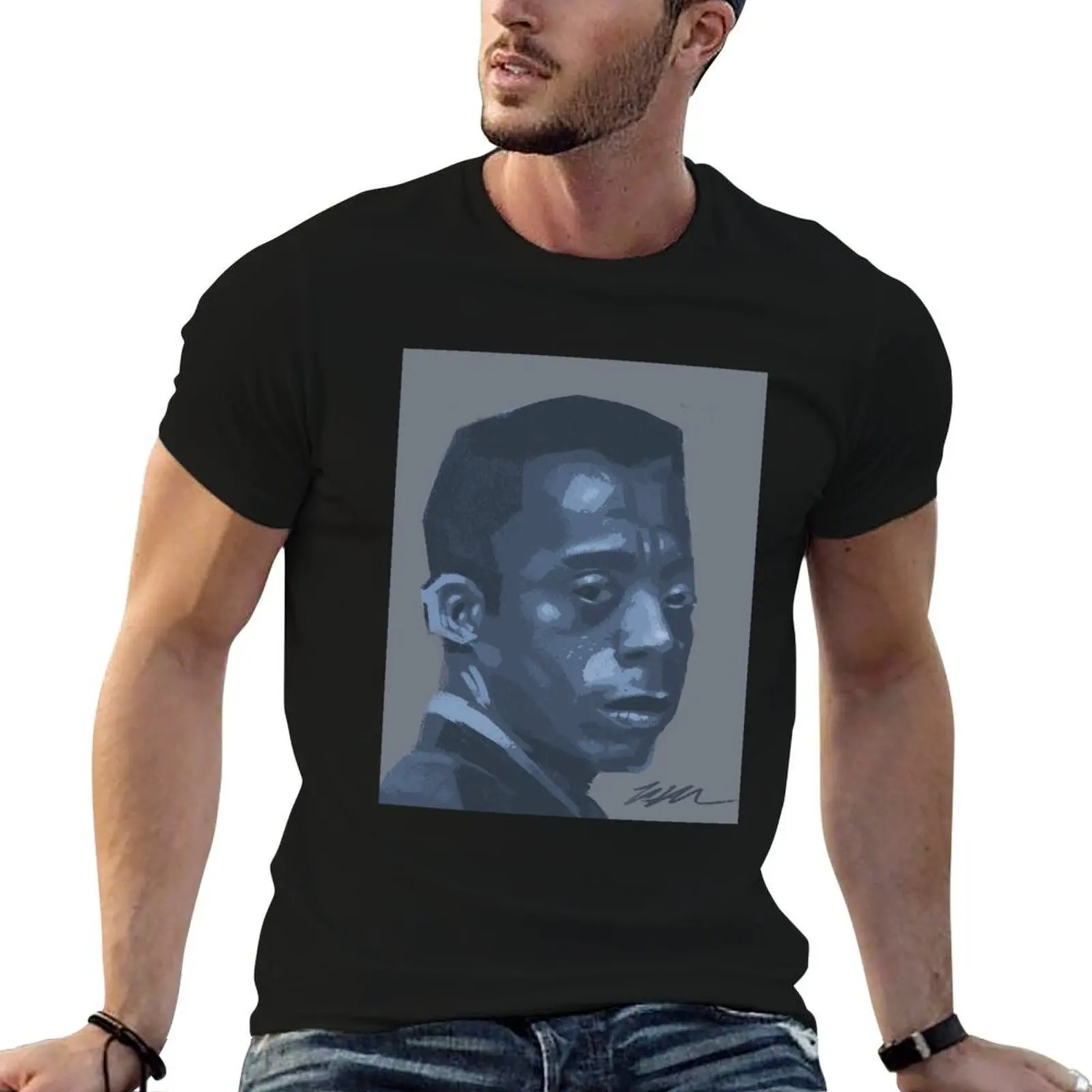 James Baldwin T-Shirt Aesthetic clothing cotton man t-shirts funny t shirts for men