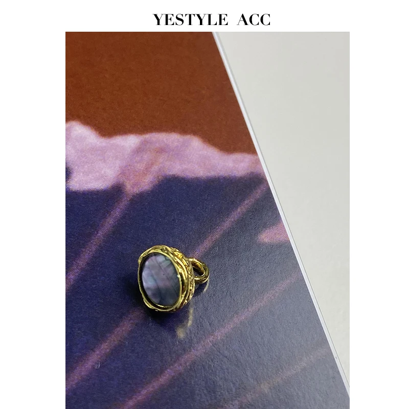 

Yes Art Small Batch Design Metal Button Knitted Open Cardigan Sleeve Collar Shirt Qipao Top Button Home Fabric Sewing DIY