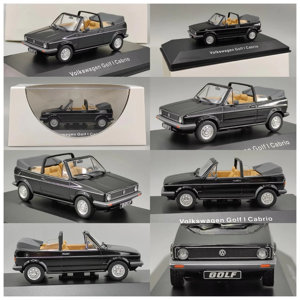 Diecast IXO 1:43 Scale VW Golf I Cabrio Alloy Car Model