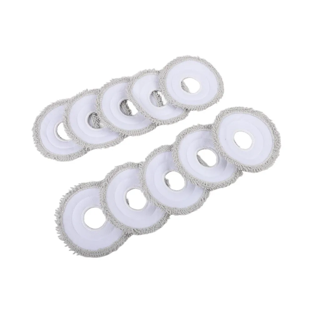 Floor Microfiber for Robot Vacuum Part Microfiber Mop Pads Deep Cleaning Power High Absorbency Traps Dirt And for stains