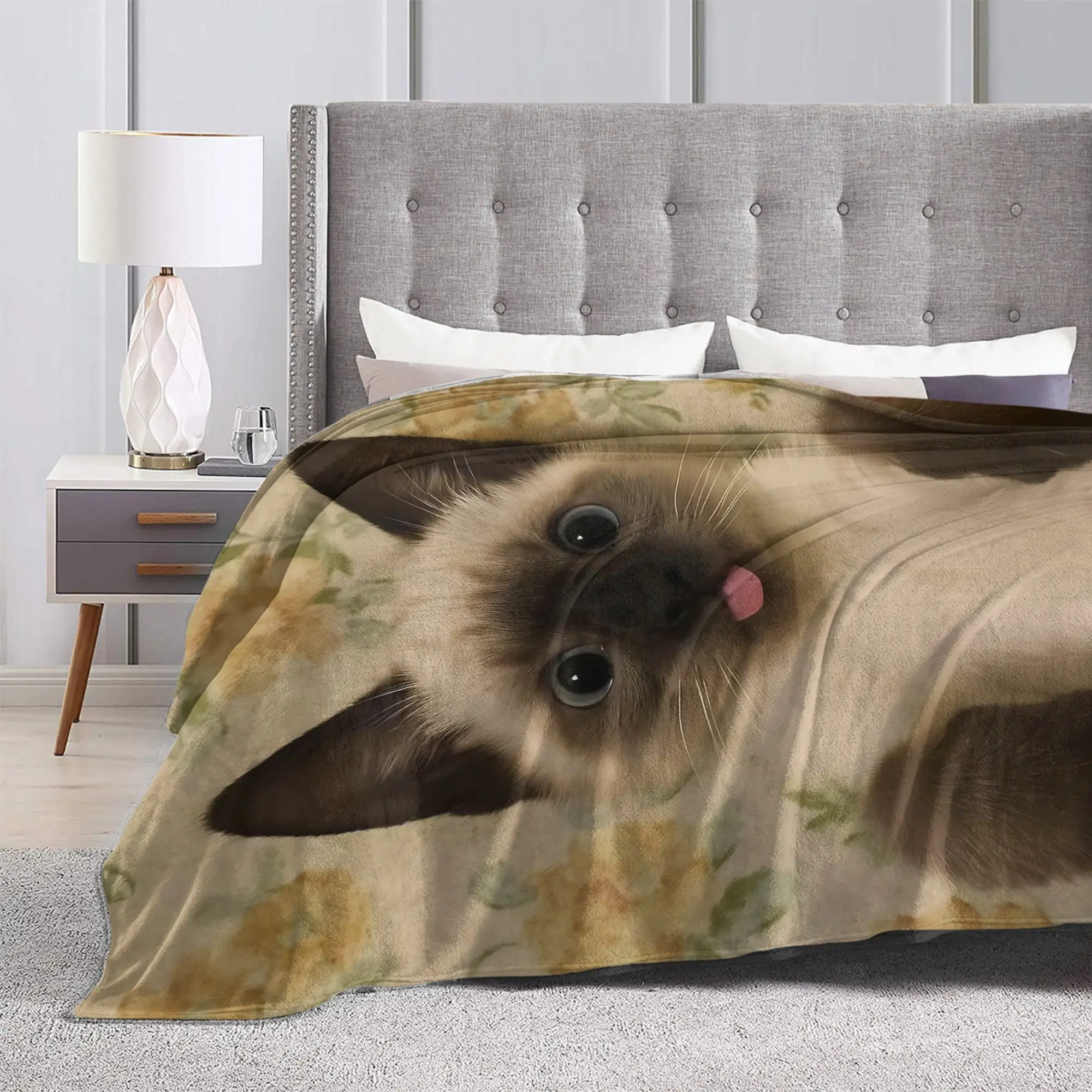 Soft BlanketKids Adult Airplane Travel Cute Cat Throw Blanket  Flannel Bedspread For Living Room Funny Sofa Bed Cover