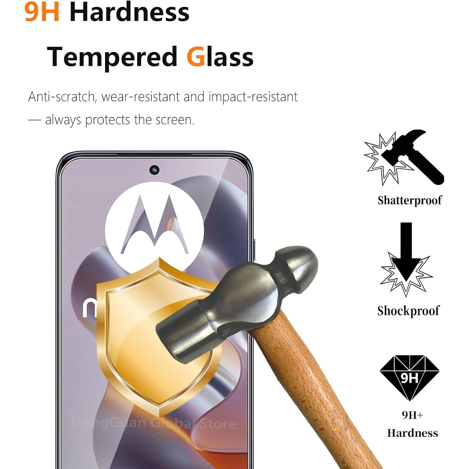 2/3/4 unidades de vidro temperado para Motorola Moto Edge 50 Neo filme protetor de tela de vidro temperado