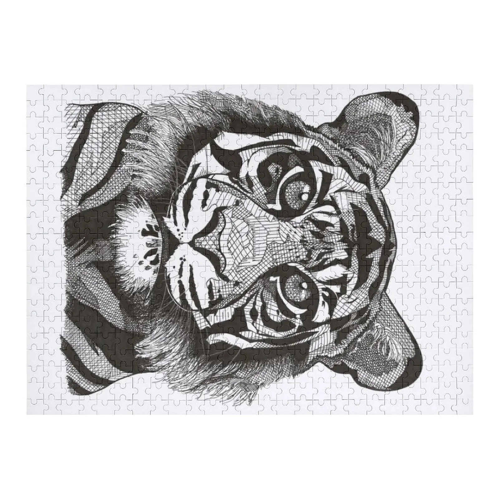 

Tiger puzzle Jigsaw Puzzle Animal Custom Wood Wood Photo Personalized Christmas Toys Puzzle