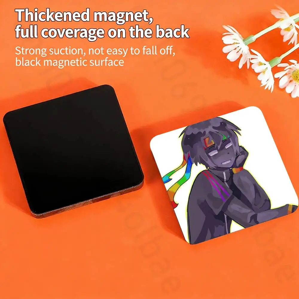 S-Spokeishere S-Spoke Fridge Magnet Personalized Magnetic Durable Plastic Square Picture Surface Fridge Magnets