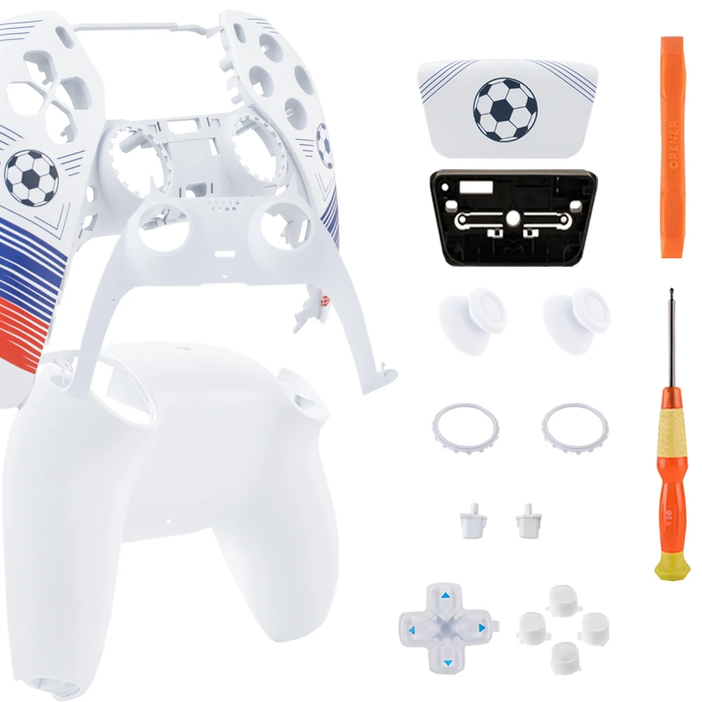 Custom Front Shell With Touchpad For PS5 DualSense Controller BDM-010/020/030/040/050 Replacement Faceplate DIY Mod