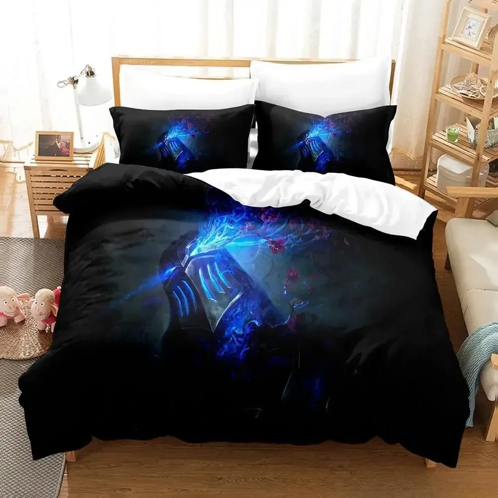 Home textile Game ZED Bedding Set Cartoon Anime three-piece set Adult Kid Bedroom Duvet cover Sets 3D Print Anime bedding set