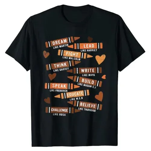 Подарки, футболка с графическим рисунком сильной черной женщины или афроамериканской мечты, футболка LikeLeaders с Африканской черной историей месяца