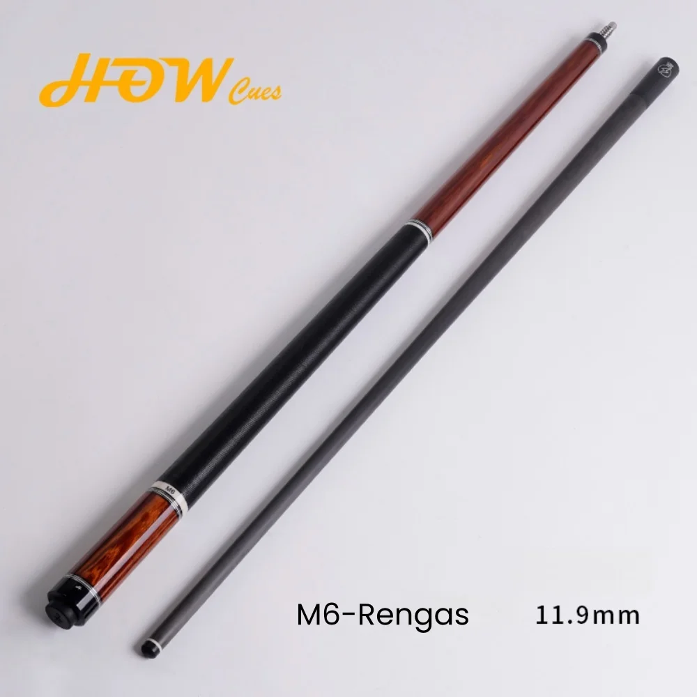 How 58inch M6 Carbon Fiber Flash Billiard Pool Cue Stick 11.9/12.5
