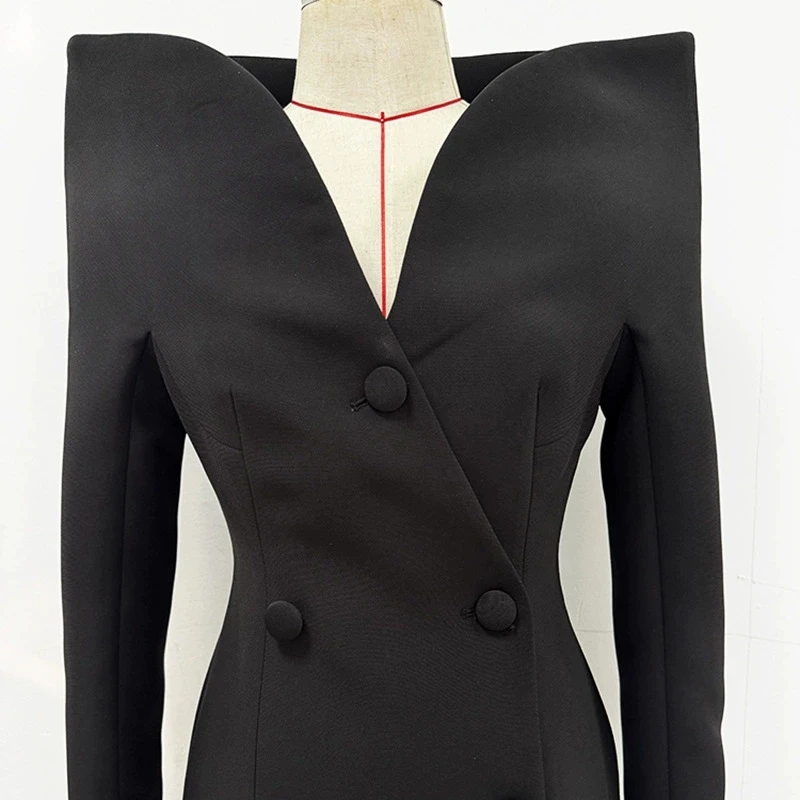 가을 겨울 신상 트렌디하고 개성있는 디자인 스탠드 칼라 슬림핏 긴팔 롱 윈드브레이커 재킷