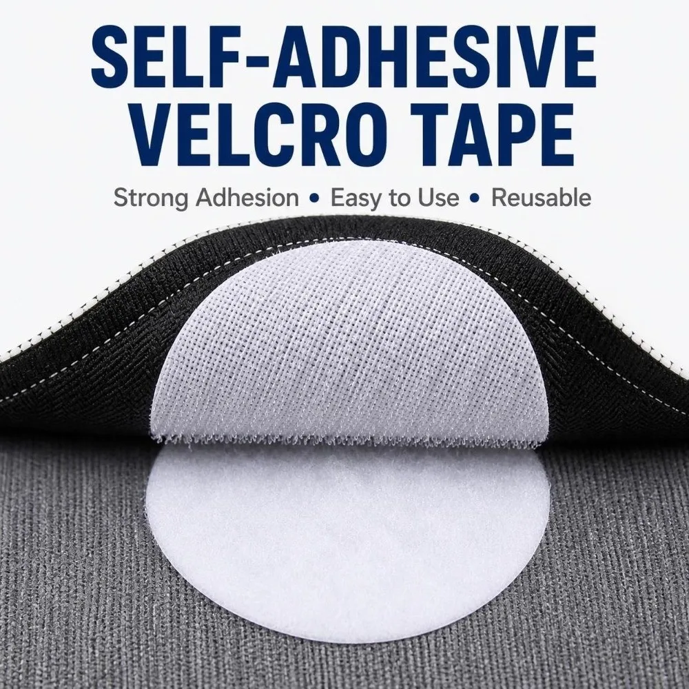12pairs Self Adhesive Anti-Slip Grip Mats 50mm Fixing Bed Sheet Mattress Holder Furniture Protectors Pads Fastener Tape