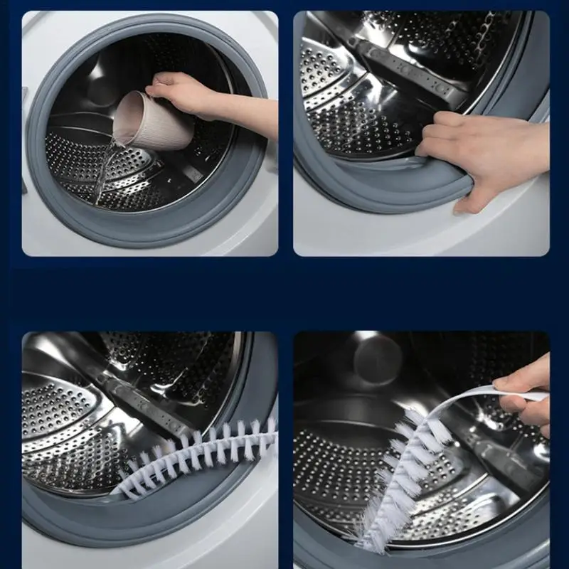 Clean Long Brush Washing Machine Brush Dryer Lint Brush Vent Trap Cleaner Long Brush Cleaning Tools