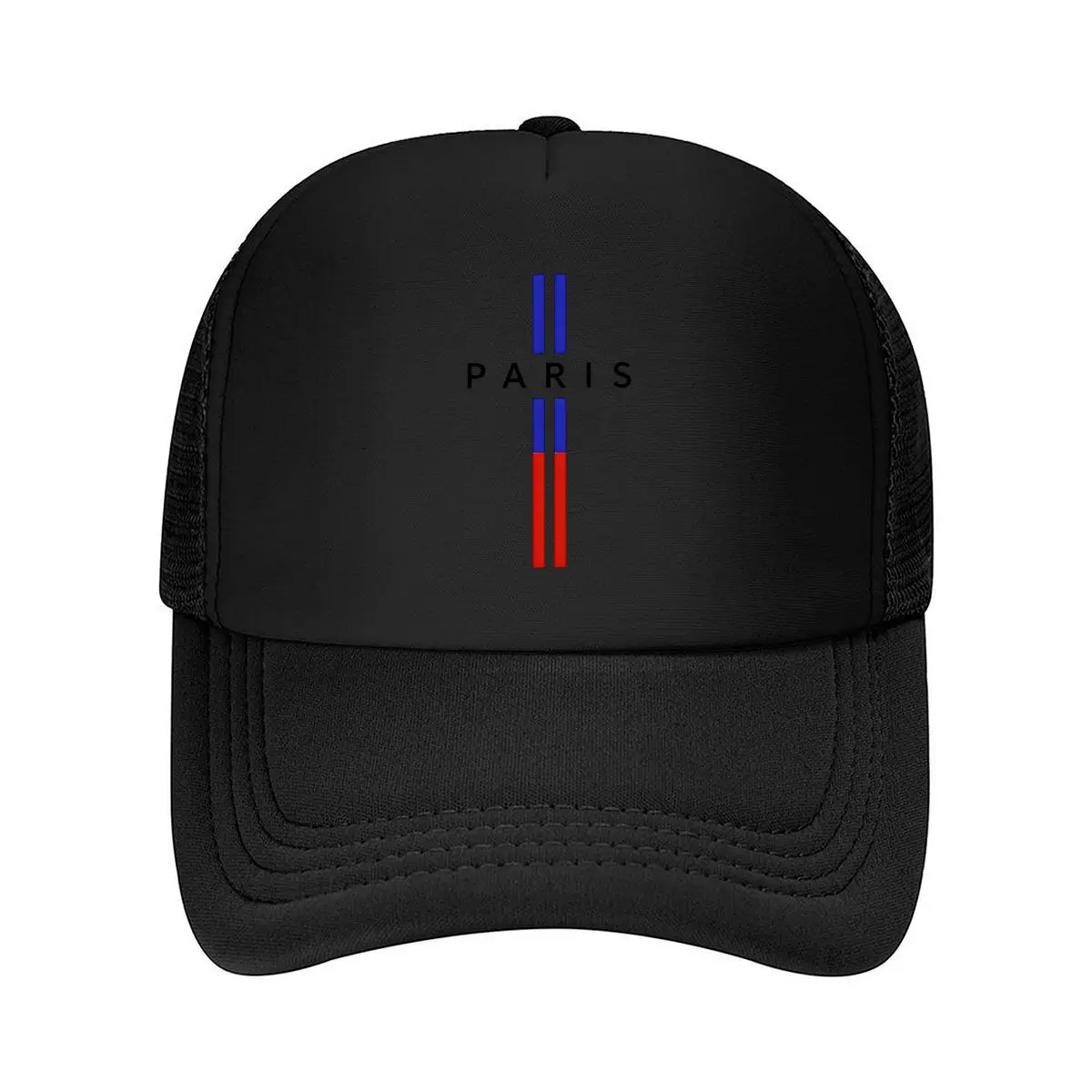 Men's Vintage  Compatible for Paris Lettering - Outdoor Travel Hat, Hand Washable Textile Fabric, Re 2026 Mesh Baseball Cap